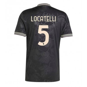 Juventus Manuel Locatelli #5 Jalkapallovaatteet Kolmaspaita 2025-26 Lyhythihainen